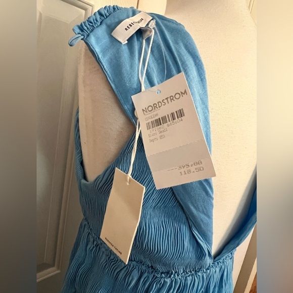 NWT REBECCA TAYLOR Pleated Voile Short Dress. Size Small - Picture 10 of 11